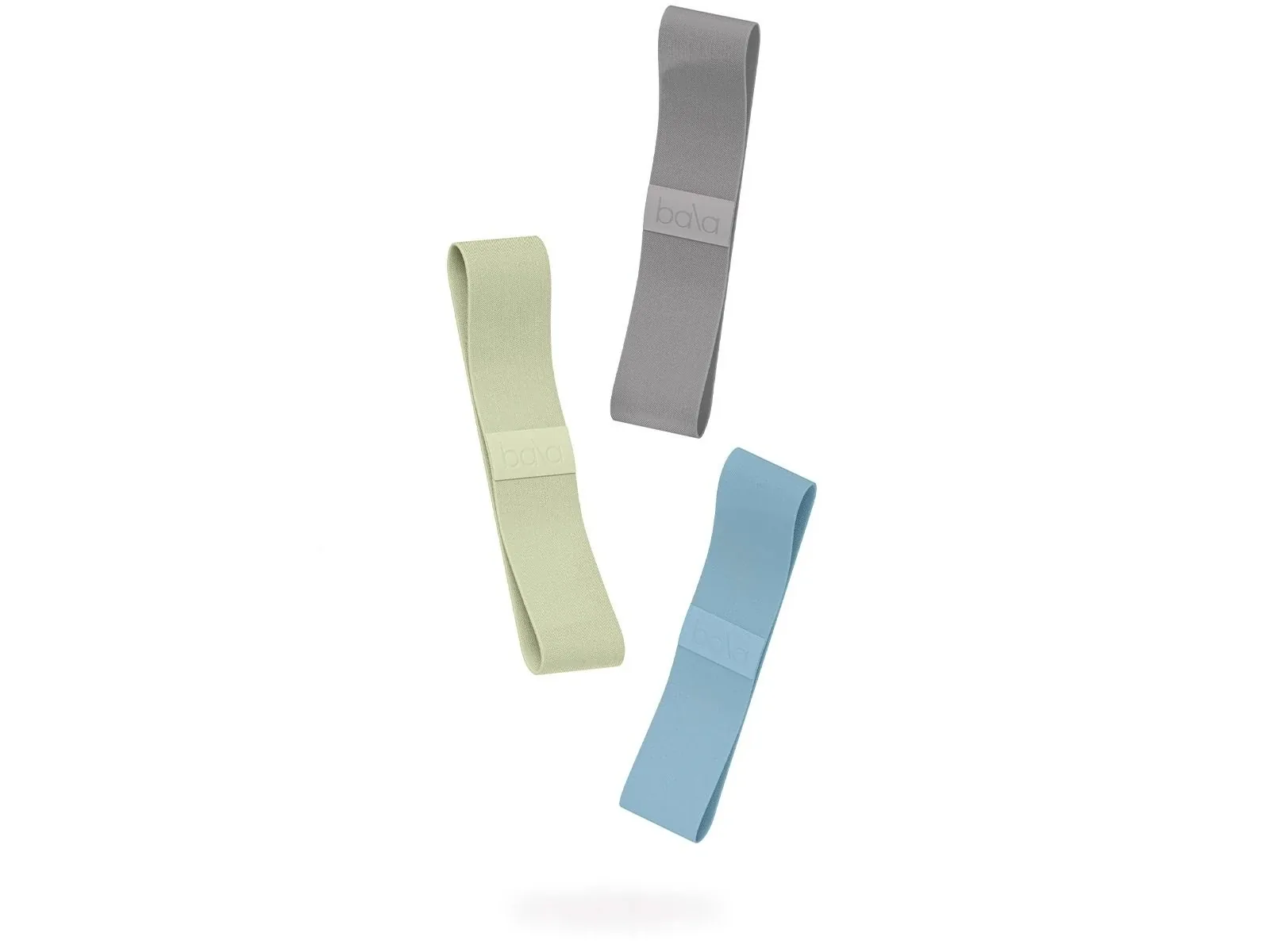 Bala Bands Set of 3 (Charcoal/Blush/Sand) – finom ellenállás váll-lapocka kontrollhoz